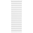 Vidaxl zebra rolgordijn 75x200 cm stofbreedte 70,9 cm polyester wit