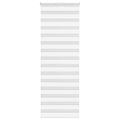 Vidaxl zebra rolgordijn 80x200 cm stofbreedte 75,9 cm polyester wit