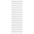Vidaxl zebra rolgordijn 85x200 cm stofbreedte 80,9 cm polyester wit