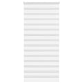 Vidaxl zebra rolgordijn 100x200 cm stofbreedte 95,9 cm polyester wit