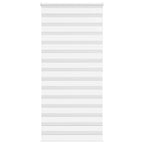 Vidaxl zebra rolgordijn 100x200 cm stofbreedte 95,9 cm polyester wit