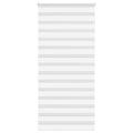 Vidaxl zebra rolgordijn 105x200 cm stofbreedte 100,9cm polyester wit