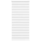 Vidaxl zebra rolgordijn 115x200 cm stofbreedte 110,9cm polyester wit