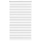 Vidaxl zebra rolgordijn 120x200 cm stofbreedte 115,9cm polyester wit