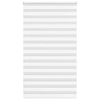 Vidaxl zebra rolgordijn 135x200 cm stofbreedte 130,9cm polyester wit