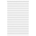 Vidaxl zebra rolgordijn 140x200 cm stofbreedte 135,9cm polyester wit