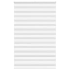 Vidaxl zebra rolgordijn 145x200 cm stofbreedte 140,9cm polyester wit