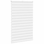 Vidaxl zebra rolgordijn 145x200 cm stofbreedte 140,9cm polyester wit