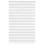 Vidaxl zebra rolgordijn 150x200 cm stofbreedte 145,9cm polyester wit