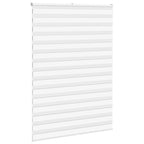 Vidaxl zebra rolgordijn 155x200 cm stofbreedte 150,9cm polyester wit