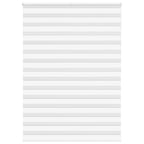 Vidaxl zebra rolgordijn 160x200 cm stofbreedte 155,9cm polyester wit