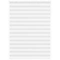 Vidaxl zebra rolgordijn 165x200 cm stofbreedte 160,9cm polyester wit