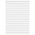 Vidaxl zebra rolgordijn 165x200 cm stofbreedte 160,9cm polyester wit
