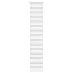 Vidaxl zebra rolgordijn 50x230 cm stofbreedte 45,9cm polyester wit