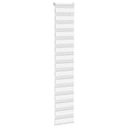 Vidaxl zebra rolgordijn 50x230 cm stofbreedte 45,9cm polyester wit