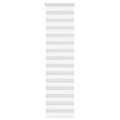 Vidaxl zebra rolgordijn 60x230 cm stofbreedte 55,9 cm polyester wit
