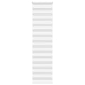 Vidaxl zebra rolgordijn 65x230 cm stofbreedte 60,9 cm polyester wit