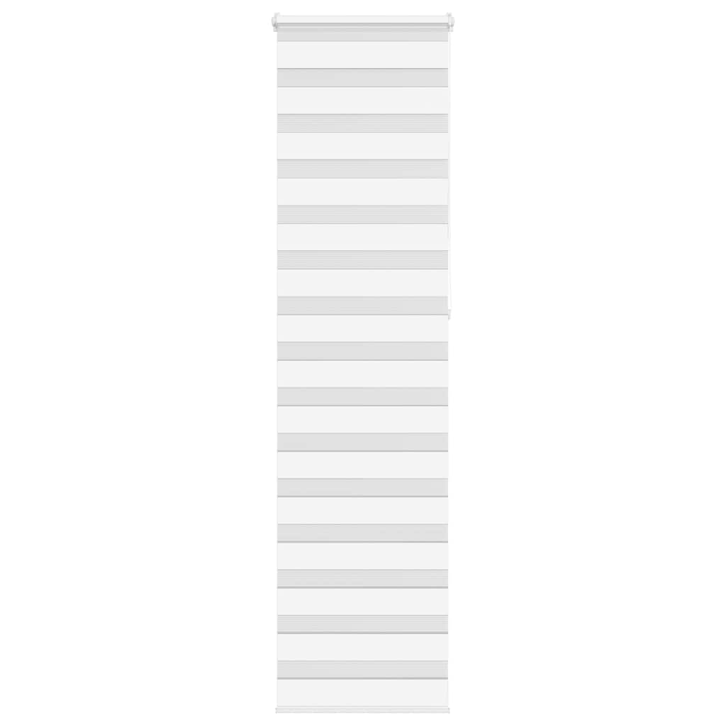 Vidaxl zebra rolgordijn 65x230 cm stofbreedte 60,9 cm polyester wit