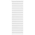 Vidaxl zebra rolgordijn 70x230 cm stofbreedte 65,9 cm polyester wit