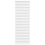 Vidaxl zebra rolgordijn 70x230 cm stofbreedte 65,9 cm polyester wit