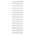 Vidaxl zebra rolgordijn 75x230 cm stofbreedte 70,9 cm polyester wit