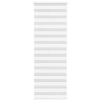 Vidaxl zebra rolgordijn 85x230 cm stofbreedte 80,9 cm polyester wit