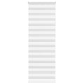 Vidaxl zebra rolgordijn 90x230 cm stofbreedte 85,9 cm polyester wit
