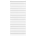 Vidaxl zebra rolgordijn 95x230 cm stofbreedte 90,9 cm polyester wit
