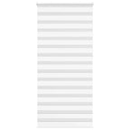 Vidaxl zebra rolgordijn 110x230 cm stofbreedte 105,9cm polyester wit