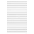 Vidaxl zebra rolgordijn 145x230 cm stofbreedte 140,9cm polyester wit