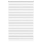 Vidaxl zebra rolgordijn 145x230 cm stofbreedte 140,9cm polyester wit