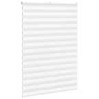 Vidaxl zebra rolgordijn 155x230 cm stofbreedte 150,9cm polyester wit