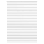 Vidaxl zebra rolgordijn 160x230 cm stofbreedte 155,9cm polyester wit