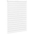 Vidaxl zebra rolgordijn 165x230 cm stofbreedte 160,9cm polyester wit