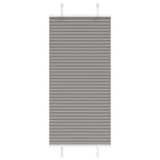 Vidaxl plissé rolgordijn 55x100 cm stofbreedte 54,4 cm antraciet