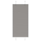 Vidaxl plissé rolgordijn 60x100 cm stofbreedte 59,4 cm antraciet