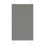 Vidaxl plissé rolgordijn 70x100 cm stofbreedte 69,4 cm antraciet