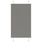 Vidaxl plissé rolgordijn 80x100 cm stofbreedte 79,4 cm antraciet