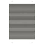 Vidaxl plissé rolgordijn 90x100 cm stofbreedte 89,4 cm antraciet