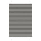 Vidaxl plissé rolgordijn 95x100 cm stofbreedte 94,4 cm antraciet