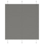 Vidaxl plissé rolgordijn 120x100 cm stofbreedte 119,4 cm antraciet