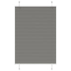 Vidaxl plissé rolgordijn 85x150 cm stofbreedte 84,4 cm antraciet