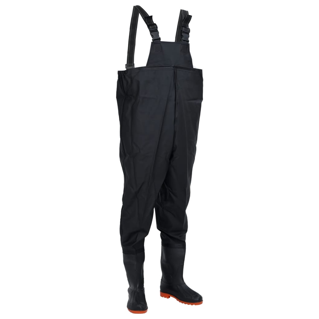 Vidaxl waadpak met laarzen maat 41 zwart