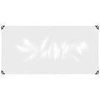 Vidaxl doorzichtig zeildoek met zeilringen 1x2 m pvc