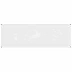 Vidaxl doorzichtig zeildoek met zeilringen 1x3 m pvc