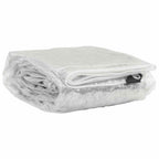 Vidaxl doorzichtig afdekzeil met ogen 3x3 m pvc