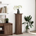 Vidaxl sokkel met opbergruimte 31x30x90 cm bewerkt hout bruin eiken
