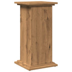 Vidaxl sokkel met opbergruimte 31x30x60 cm hout artisanaal eikenkleur