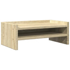 Vidaxl monitorstandaard 42x24x16 cm bewerkt hout sonoma eikenkleurig