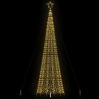 Vidaxl led-kerstboom met spikes 1534 leds warm wit 500 cm